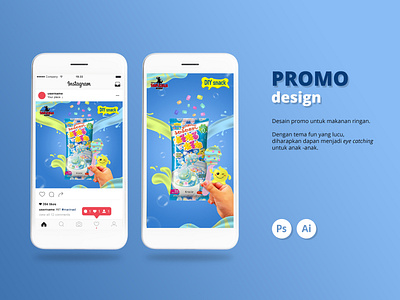 Candy Promotion Design for IG Feed & Story advertisingdesign candy feeding poster promo story