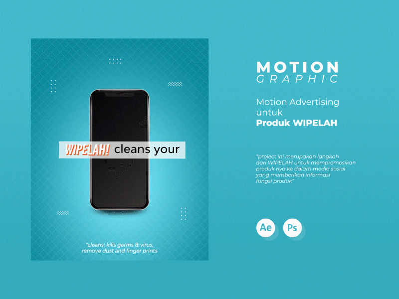 MOTION INFOGRAPHIC | WIPELAH advertisingdesign design digitalmarketing infographic motiongraphics promoposter