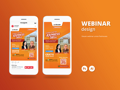 Webinar Design - Pashouses advertisingdesign digitalmarketing simple webinar