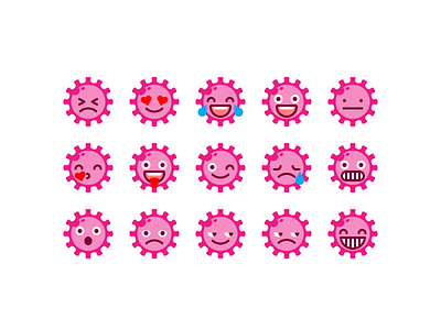 Corona Emoji corona emoji icon illustration virus