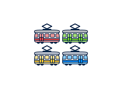 trams commute traffic trams transit
