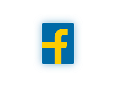 swebook app brand branding clean design facebook flag icon illustration logo minimalism minimalist minimalist logo sticker sweden swedish ui ux vector web