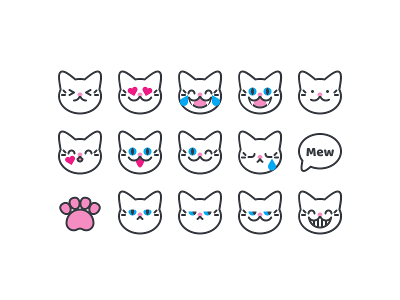 cat face emoticon japanese