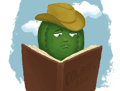Cactus-Cowboy illustration