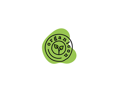 Organicon Flat Logo branding and identity company logo logo logo design minimal minimalist modern organic organic food organic logo restaurant branding