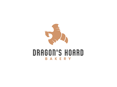 Dragon's Hoard Bakery Logo bakery bakery logo brand design brand identity branding company logo creative creative logo logo logodesign minimal minimalist logo modern modern logo