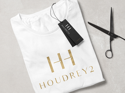 Houdrey Monogram T-Shirt app design apparel apparel logo apparel mockup brand brand identity branding and identity branding design clothing brand company logo design logo logo design logodesign modern logo monogram stationery design