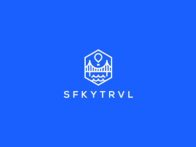 Sfkytrvl Flat White Logo