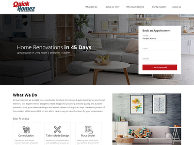 Home Renovation branding design icon typography ui ux vector web