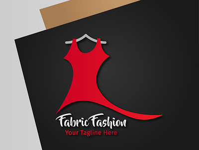 Fabric Fashion Logo background branding creative creative design design fashion fashion logo flat illustration logo vector