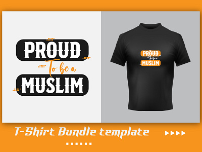 Proud To Be A Muslim ai background brand branding creative design flat illustration islamic lebel logo muslim photoshop print shirt sticker tshirt ui vector