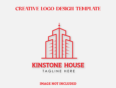 Modern Creative Vector Logo Design Template background branding building creative creative logo design flat graphic design house illustration logo modern logo photoshop real estate red shots trend vector