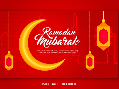 Ramadan Mubarak Social Media Cover Ads Banner ads background branding cover creative design eid flat illustration logo photoshop promo ramadan shot social trend ui vector