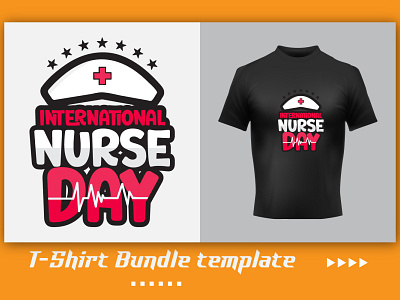 International Nurse Day T-Shirt Design Template