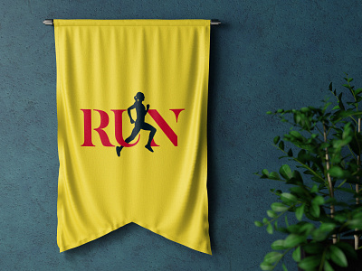 Run Creative letter Logo Template 3d animation background branding creative design flat graphic design illustration letter logo marathon motion graphics negative photoshop run speed ui vector vector logo