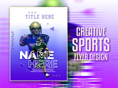 Creative Sports Flyer Design