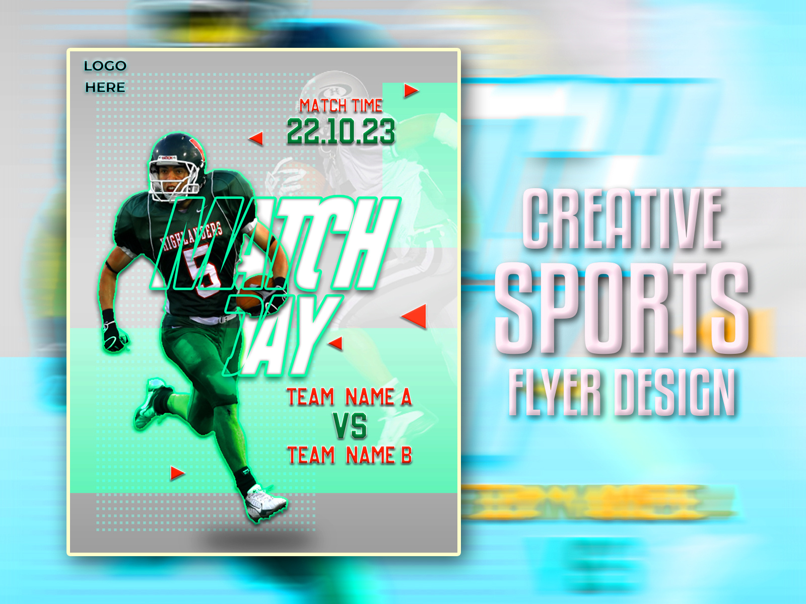 Creative Sports Flyer Design Template by Injamul_iman22 on Dribbble