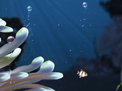 Eerie Aquarium 3d aftereffects animation motion design realistic visual effect water
