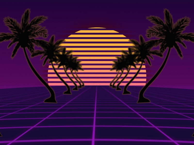 80s Background by Chris Cau on Dribbble