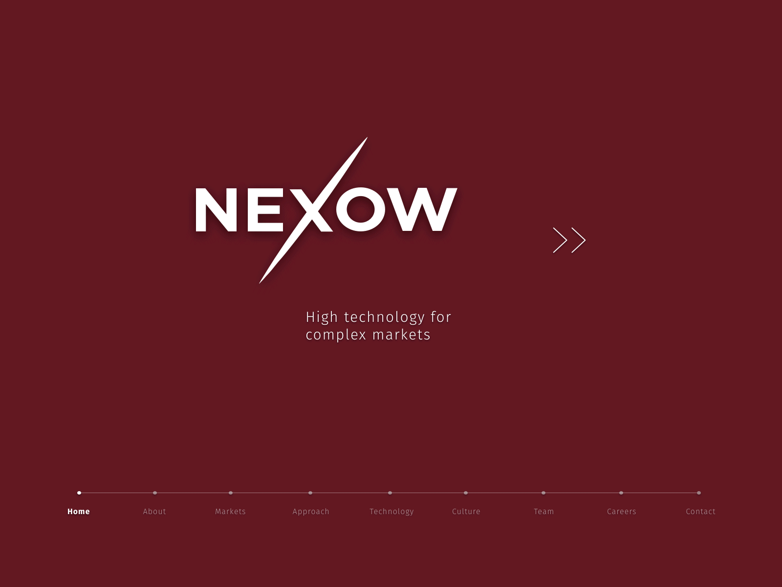 Nexow Website Redesign gif photoshop responsive website sketch uxui visual design