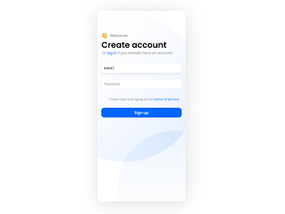 Daily UI 001 - Sign up