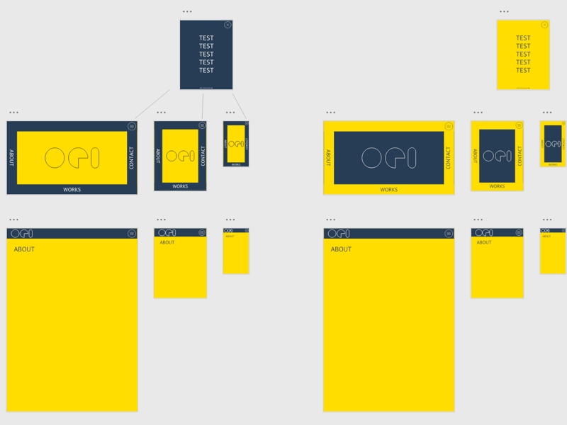 My old portfolio site design xd webui webdesign web