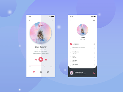Music player app design icon original uiux