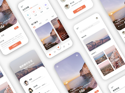 Book a tour / tourism app design interface original uiux