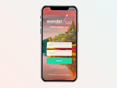 Daily UI - day 1 - Sign up app ui app ui design design ui