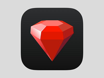 Rubyist iOS App Icon app icon iphone
