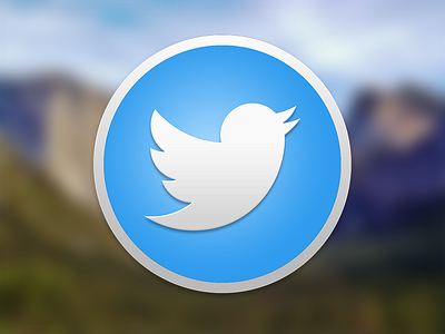 Twitter Yosemite icon twitter yosemite