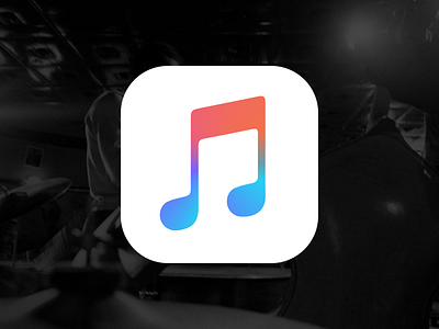 Apple Music Icon w/ Sketch