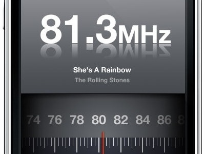 iPhone radio app