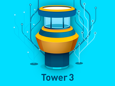 Tower 3 replacement Icon download icon