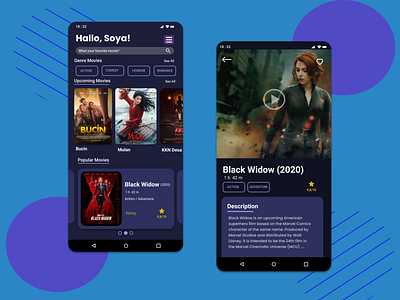 Streaming Movie App app design films interface design streaming app uidesign