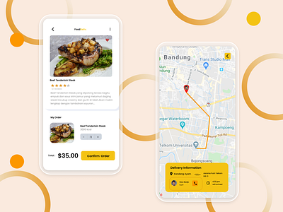 Food Order App food ordering app mobile app design uidesign uiux