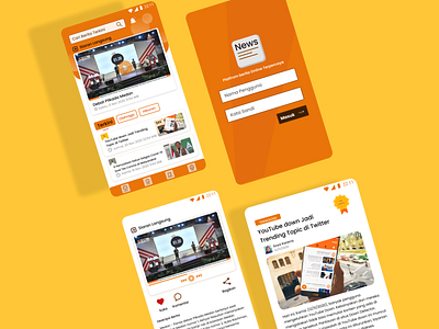 Newspaper Mobile App Design