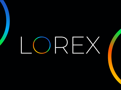 LOGO I Lorex gradient logo logo tech logo
