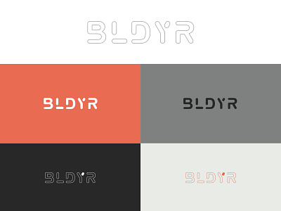 BLDYR — Logo futuristic logodesign minimal tech logo technology wordmark wordmark logo