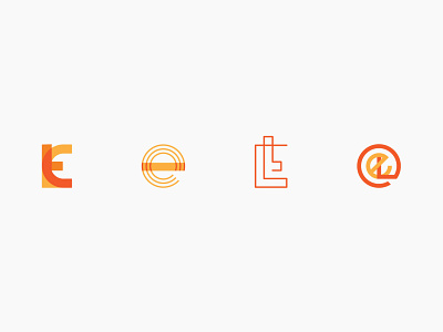 E L Initials — Logo Variations