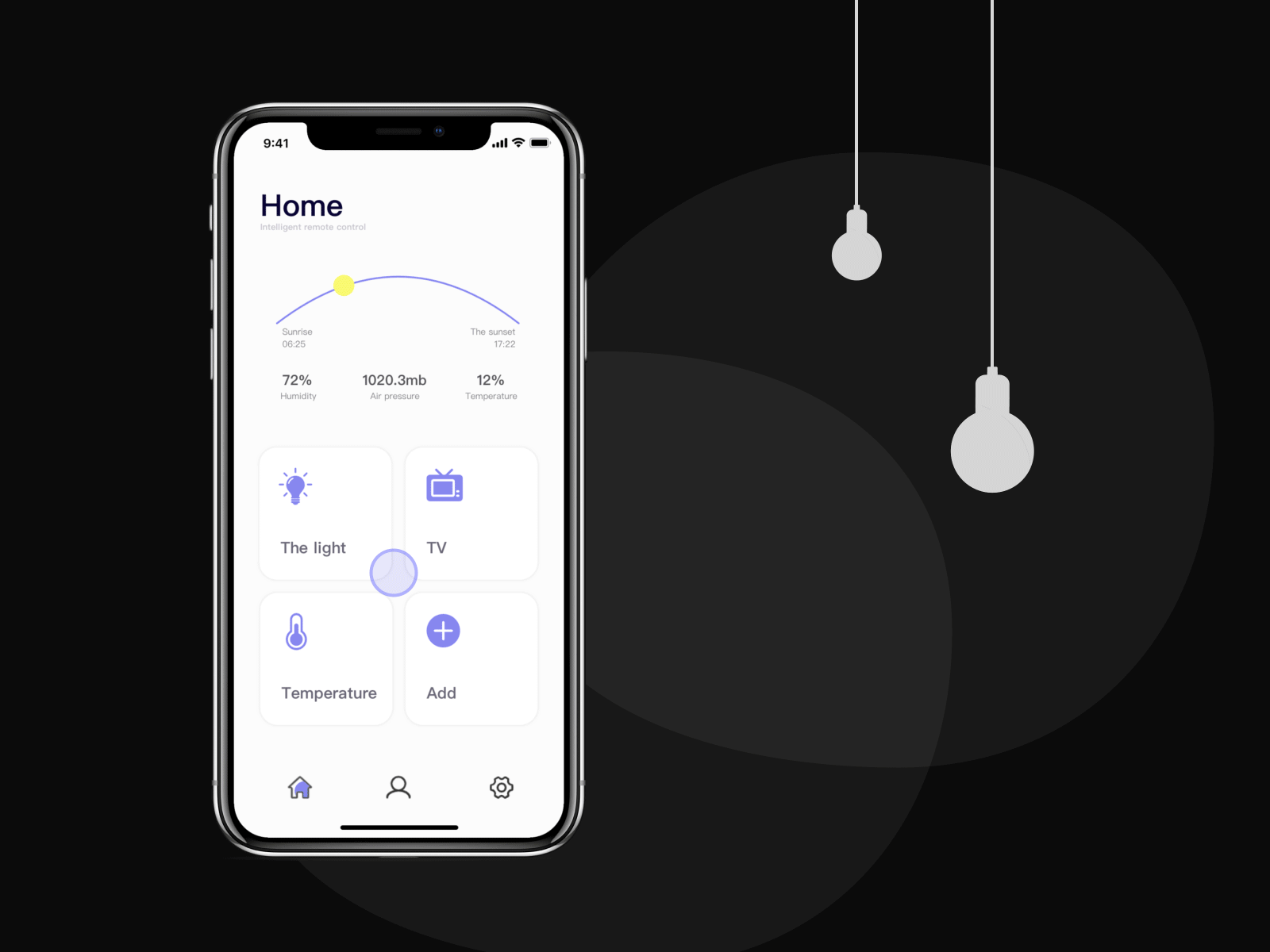 Intelligent remote control ae ai architectural icons brightness dynamic effect icon intelligent remote control intelligent remote control interaction iphone logo page simulation experience simulation experience the smart home ui uiux