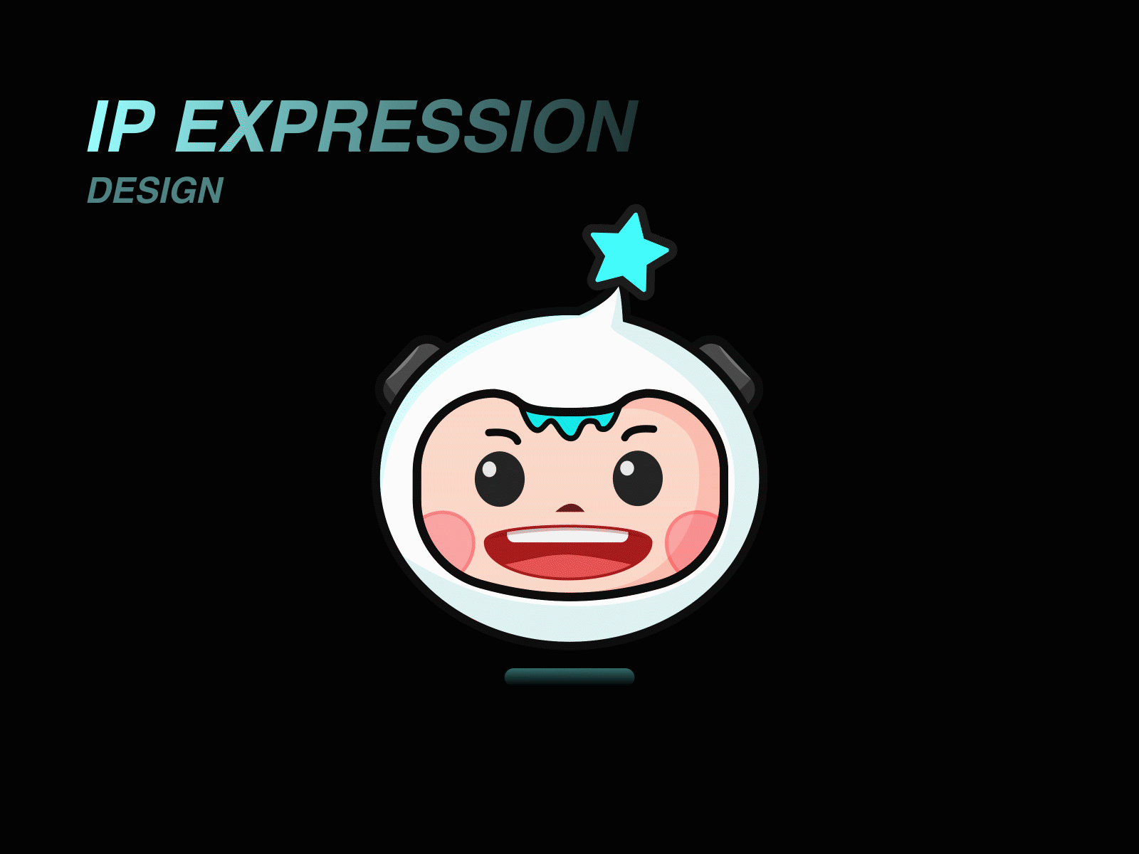 IP expression design animation animation design design expression happy iphone lovely ui uiux