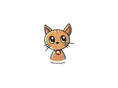 #4 Meow avatar design cat character design doodle illustration
