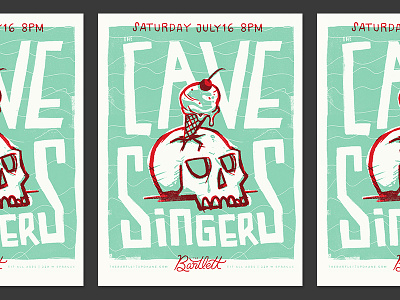 Cave Singers Gig Poster