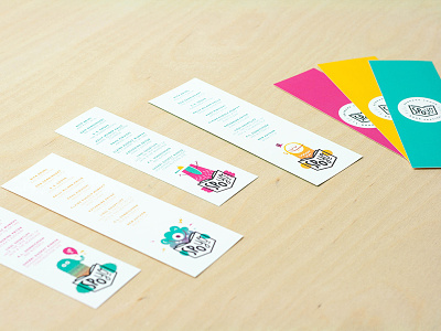 SpoYo Bookmarks bookmarks branding characters children collateral colors festival illustration pnw spokane