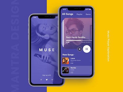 Music player UI