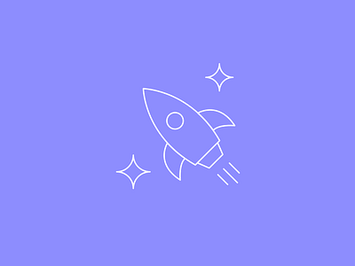 Launch rocket app branding design icon illustration logo minimal ui vector