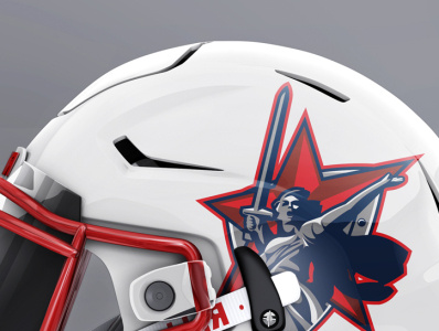 helmet stalingrad football team branding football hockey hockey logo illustration logo sports branding sports design sports logo vector