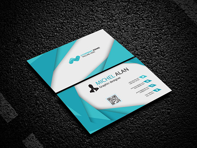 Corporate Business Card branding card logo design illustration stationary typography vector