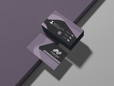 Business Card Design With Mockup